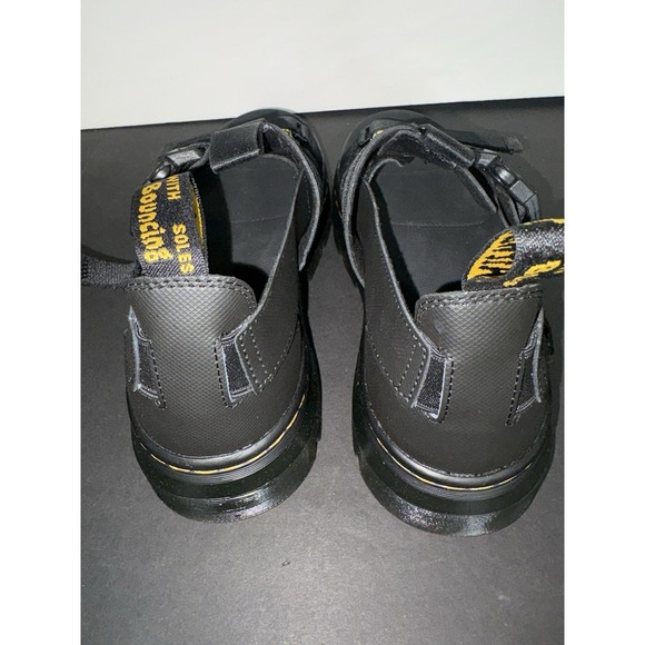 Dr. Doc Martens Pearson Air Wair Strap Sandals  Black Buckle Mens US 7 New W Box main image 8